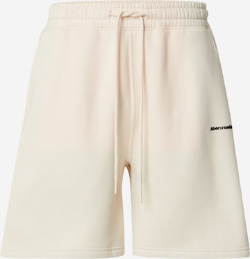 Abercrombie & Fitch Regular Hose in Beige: predná strana