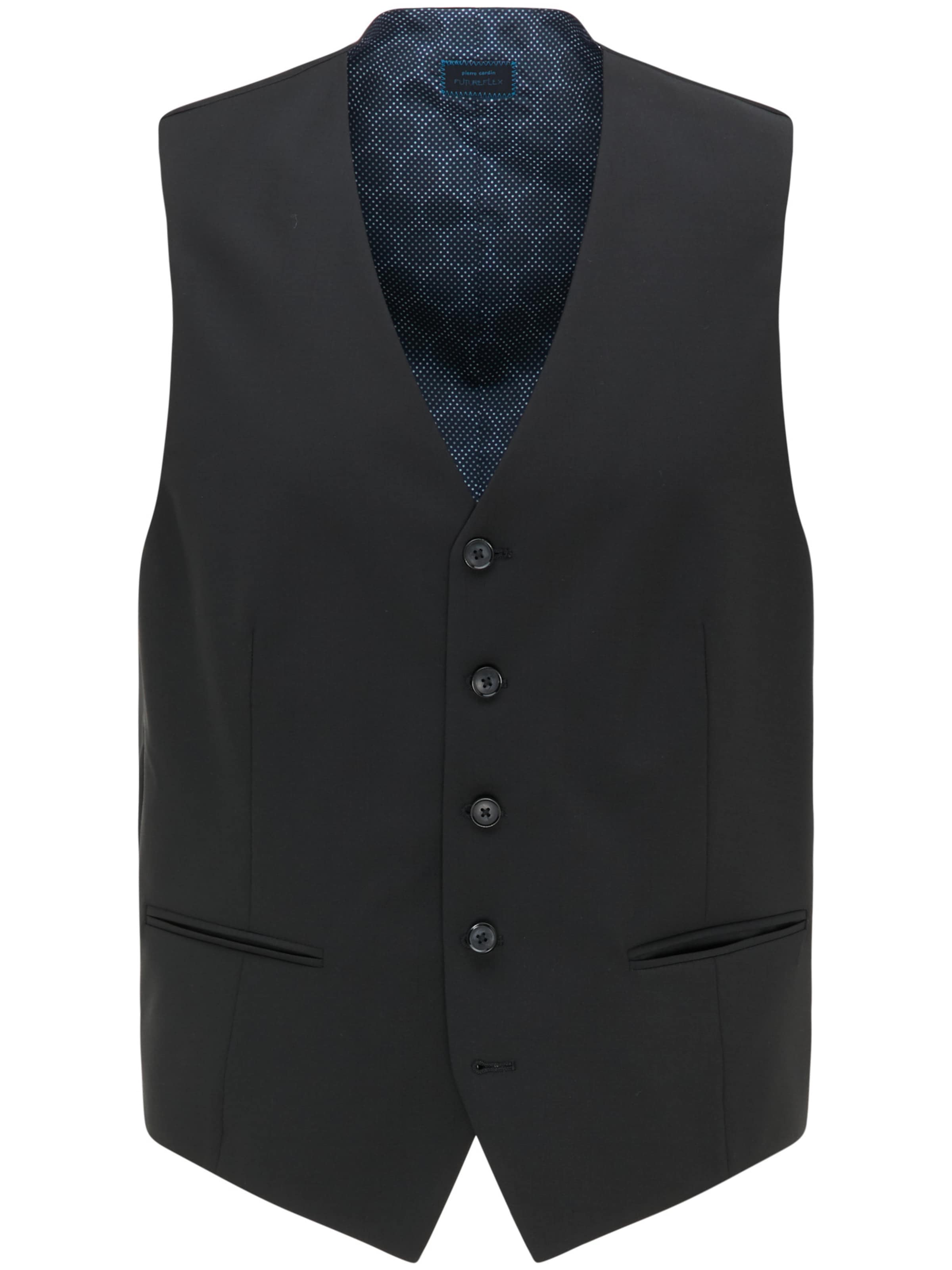 PIERRE CARDIN Suit vest 'Futureflex Hugo' in Black: front