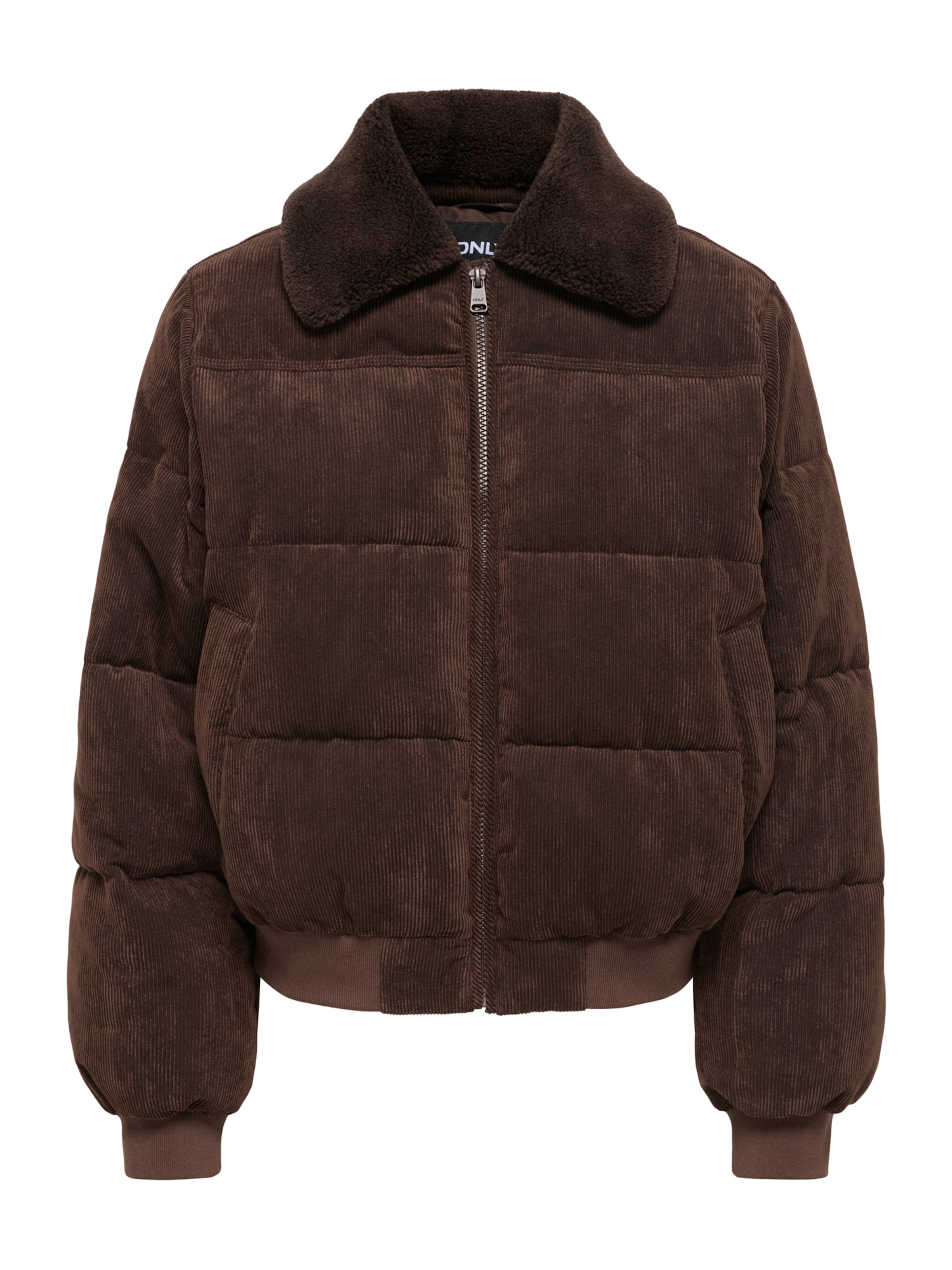 Veste d’hiver 'ONLNICOLINE' ONLY en marron : devant