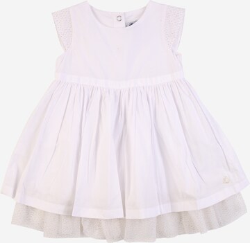 PETIT BATEAU - Vestido 'Robe' em branco: frente