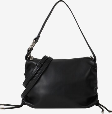 Seidenfelt Manufaktur Shoulder Bag 'Auri' in Black: front