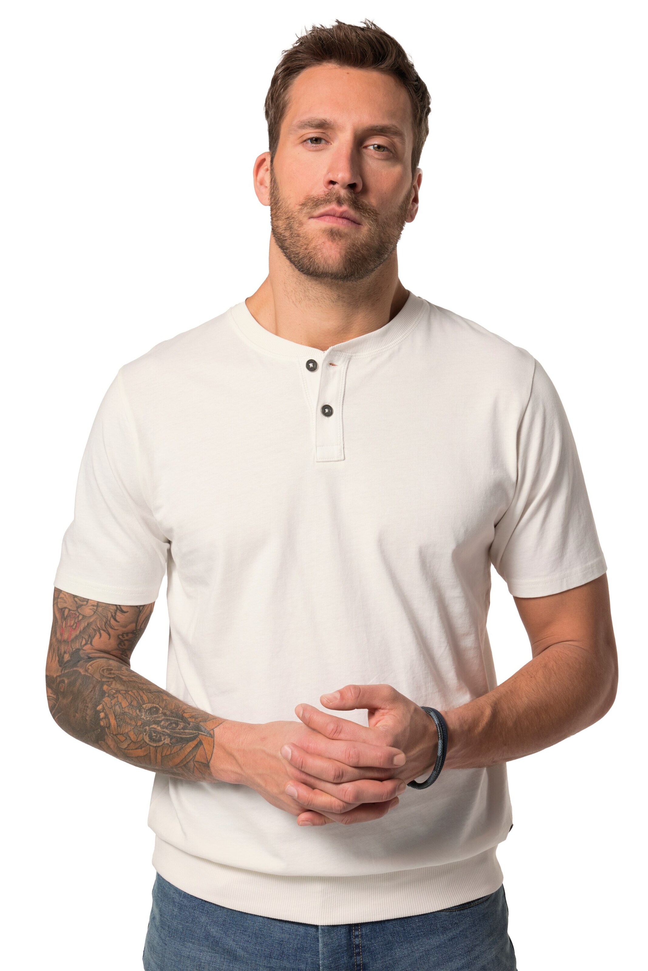JP1880 Shirt in White: front