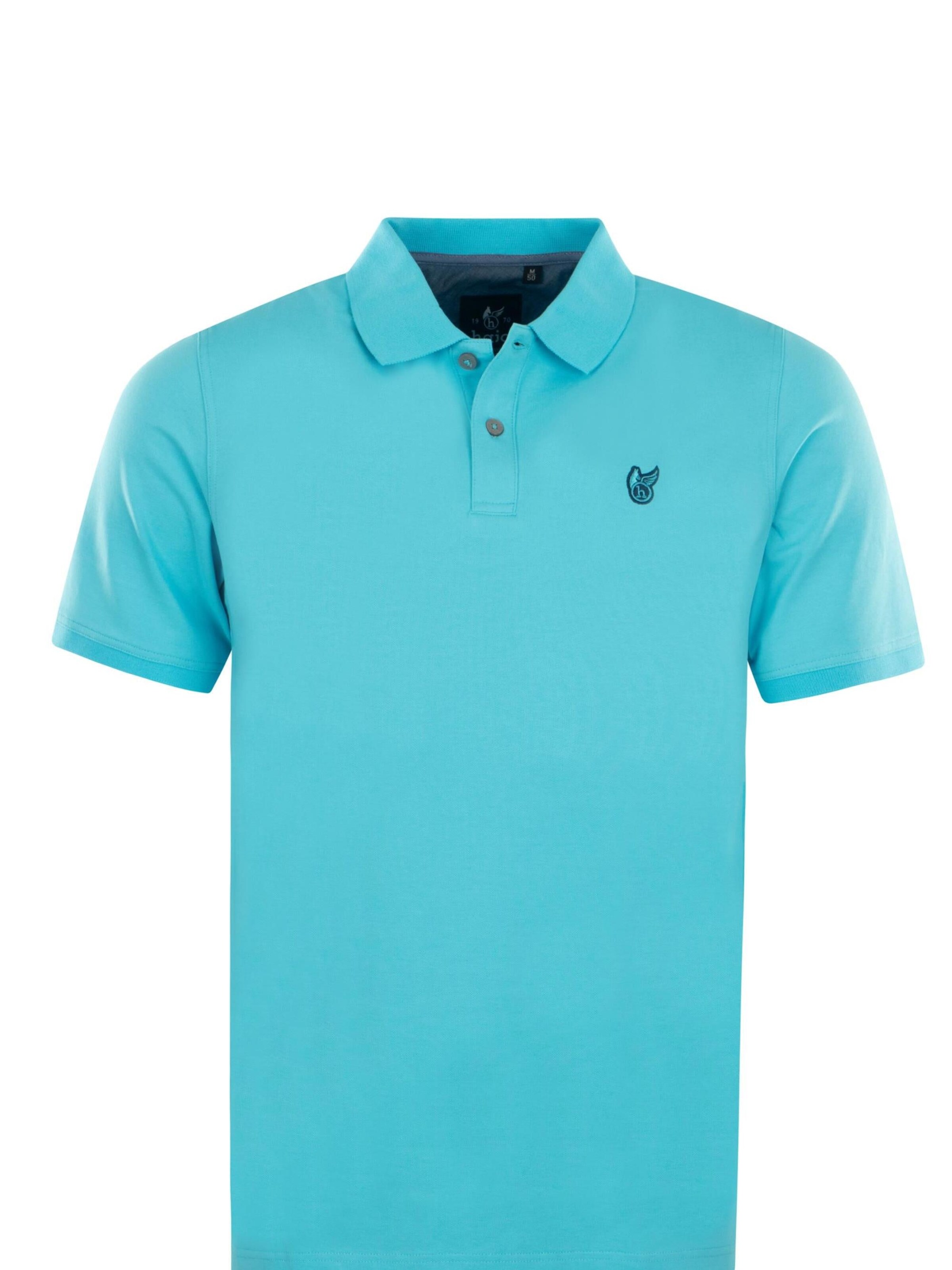 HAJO Shirt 'Basic Piqué-Poloshirt'‌‌‌‌‌‌‌‌ in Blau: Vorderseite
