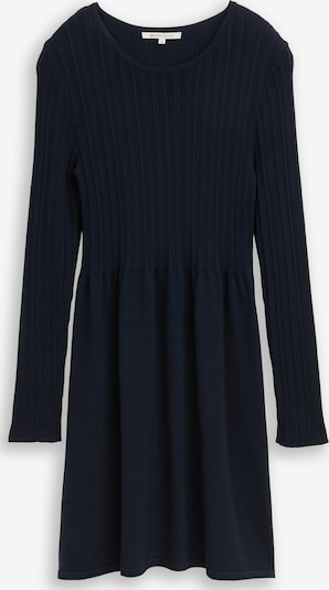 TOM TAILOR DENIM Pletena haljina u tamno plava, Pregled proizvoda