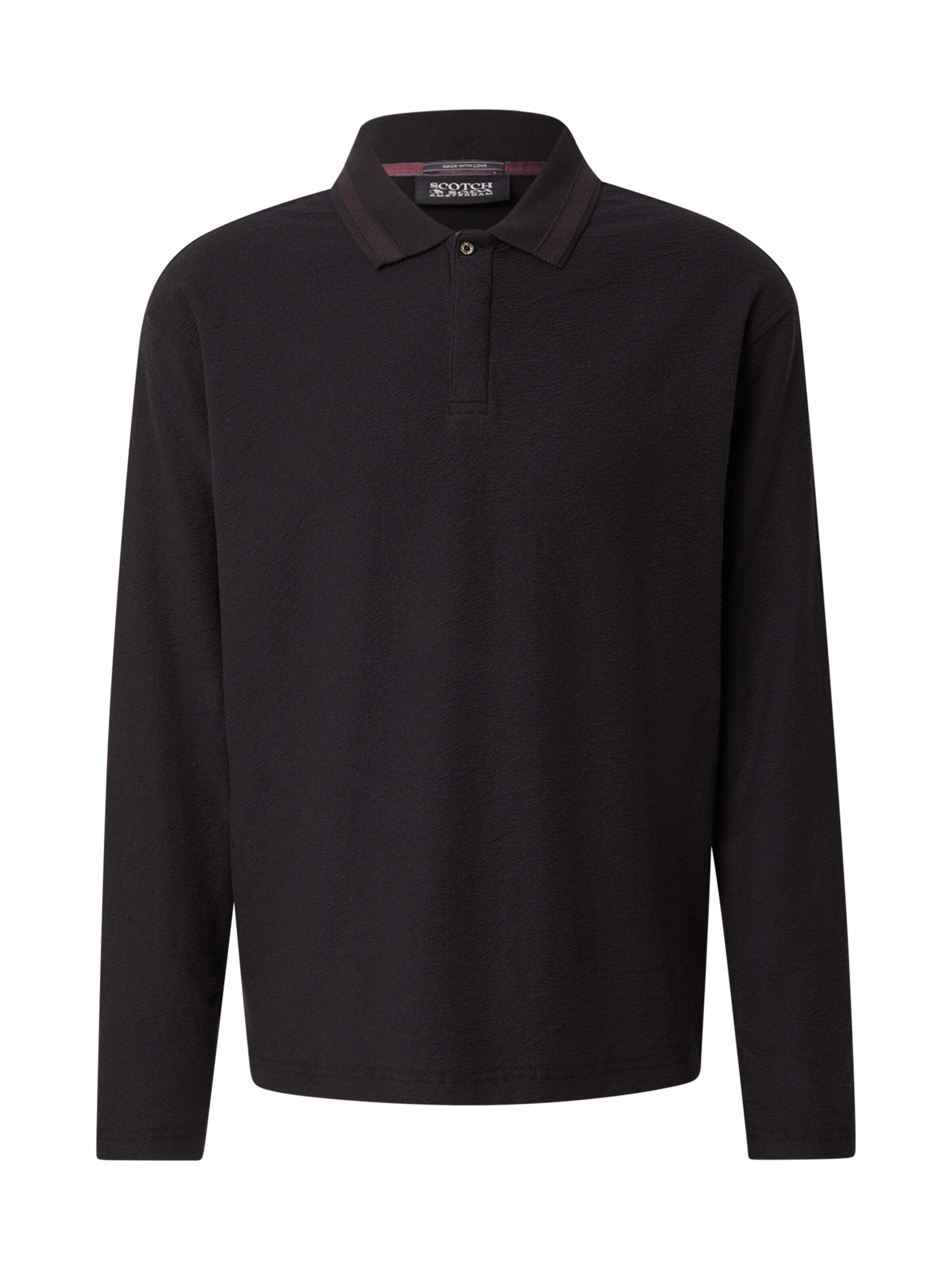 SCOTCH & SODA Poloshirt in S in schwarz, Produktansicht