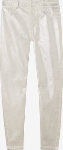 CALZEDONIA Regular Pants 'Laminate' in White: front