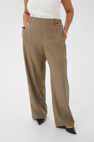 KAFFE CURVE Regular Broek 'KCvictoria' in Bruin