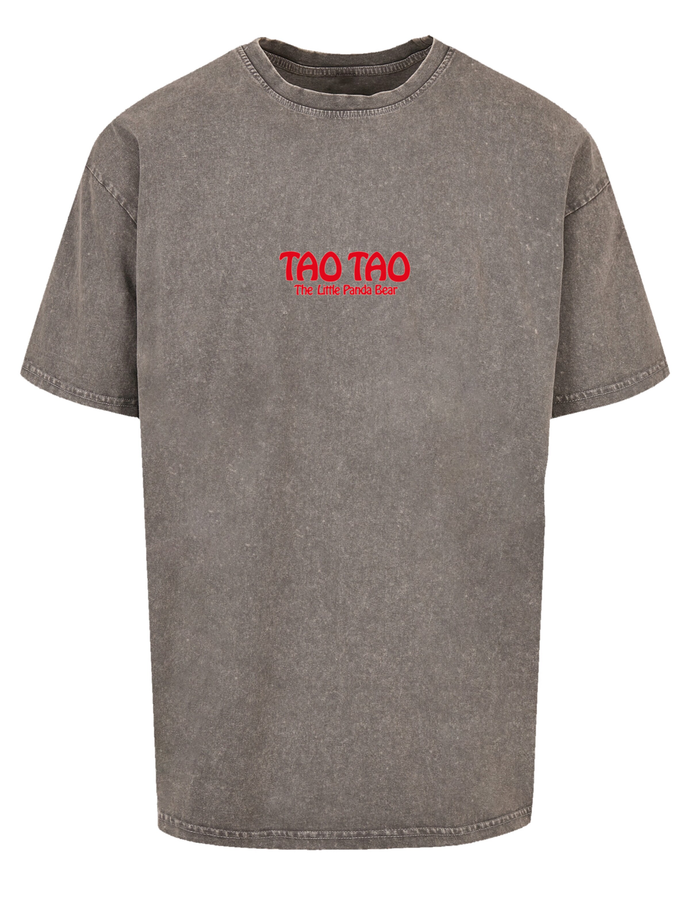 F4NT4STIC Shirt 'Tao Tao Heroes of Childhood' in Grau: Vorderseite