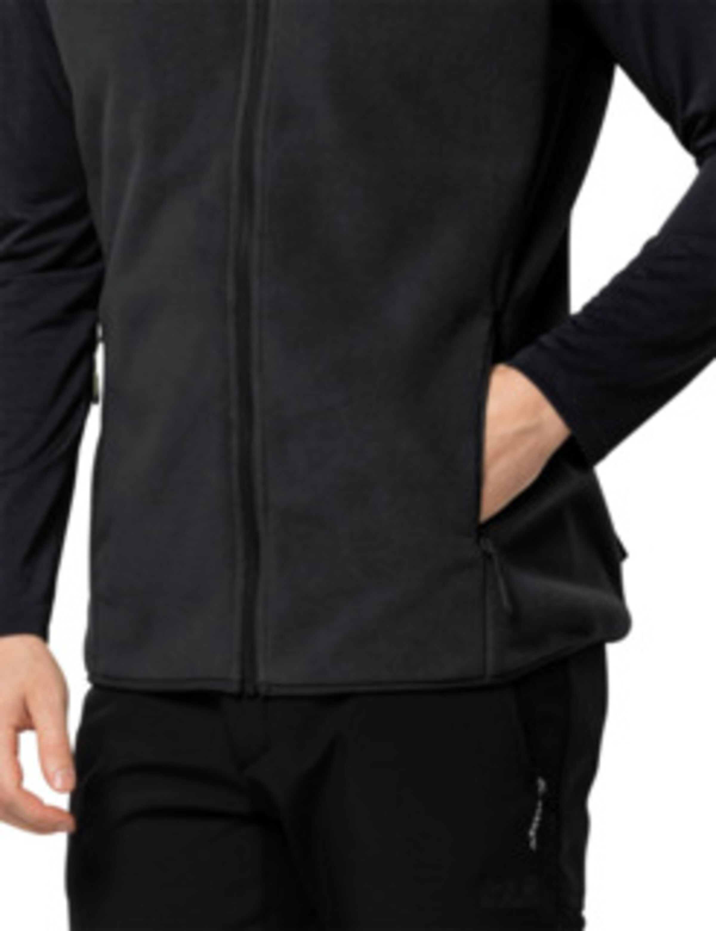 JACK WOLFSKIN Bodywarmer in Zwart