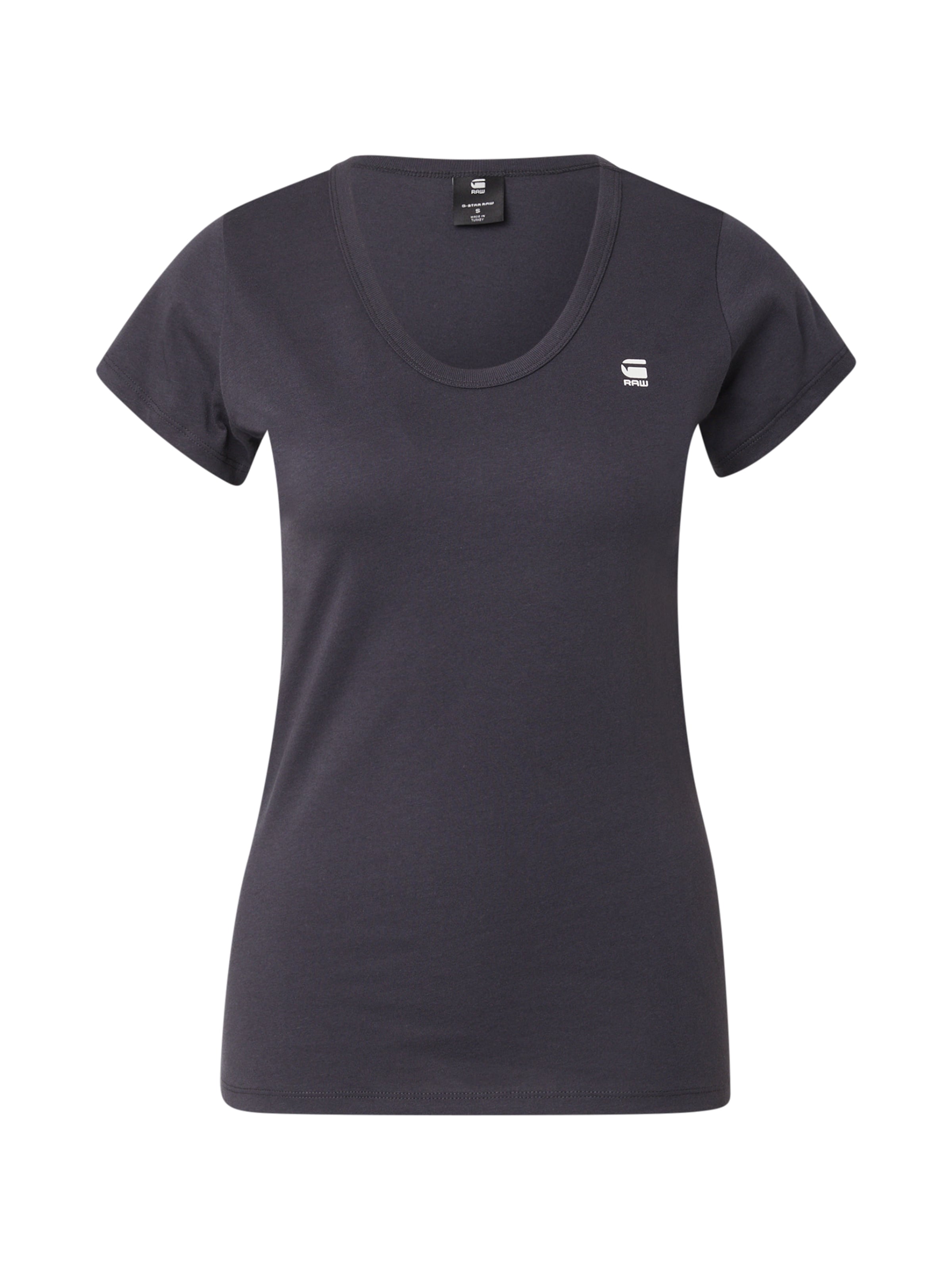 G-STAR Shirt in Zwart: voorkant