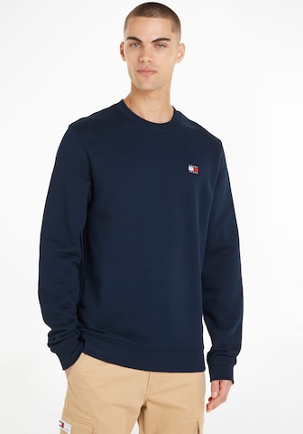Tommy Jeans Plus Sweatshirt in Blue: front