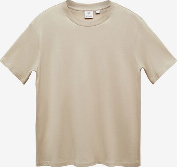 MANGO MAN T-shirt 'BELLOW' i beige: framsida