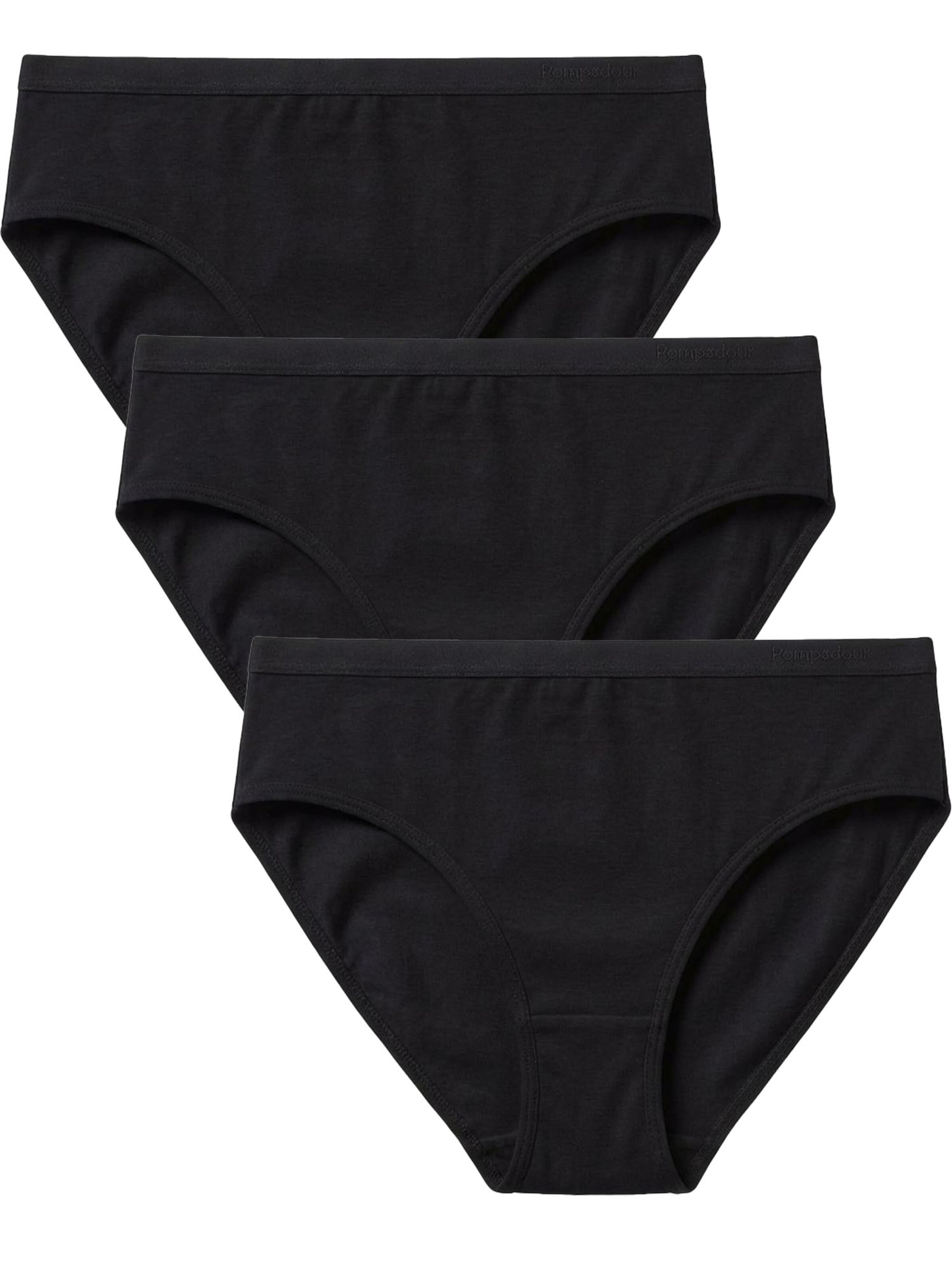 Schöller Panty 'Bikinislip Intime' in Black: front