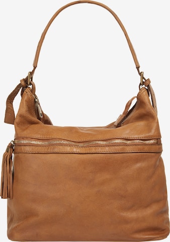Sac bandoulière Samantha Look en marron : devant