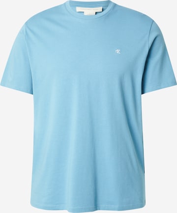 T-Shirt Calvin Klein Jeans en bleu : devant