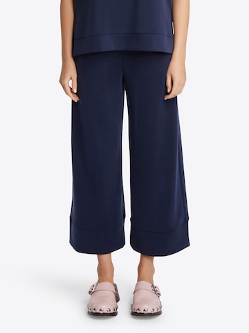 Wide Leg Pantalon à pince Rich & Royal en bleu : devant