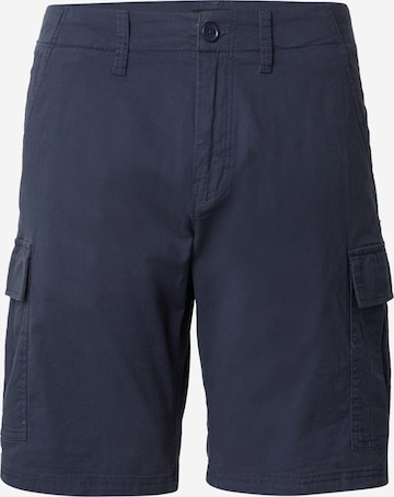 Pantalon cargo QS en bleu : devant