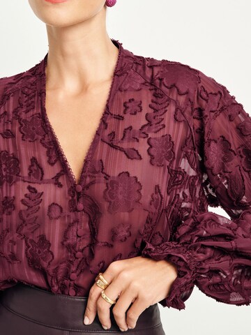 Next Blus i röd