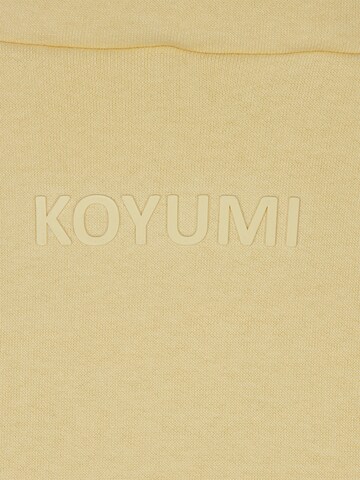 Koyumi Sweatshirt 'Break Your Neck' in Yellow