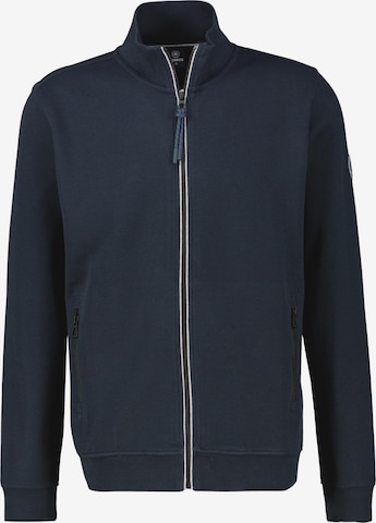 LERROS Sweatjacke in Blau: Vorderseite