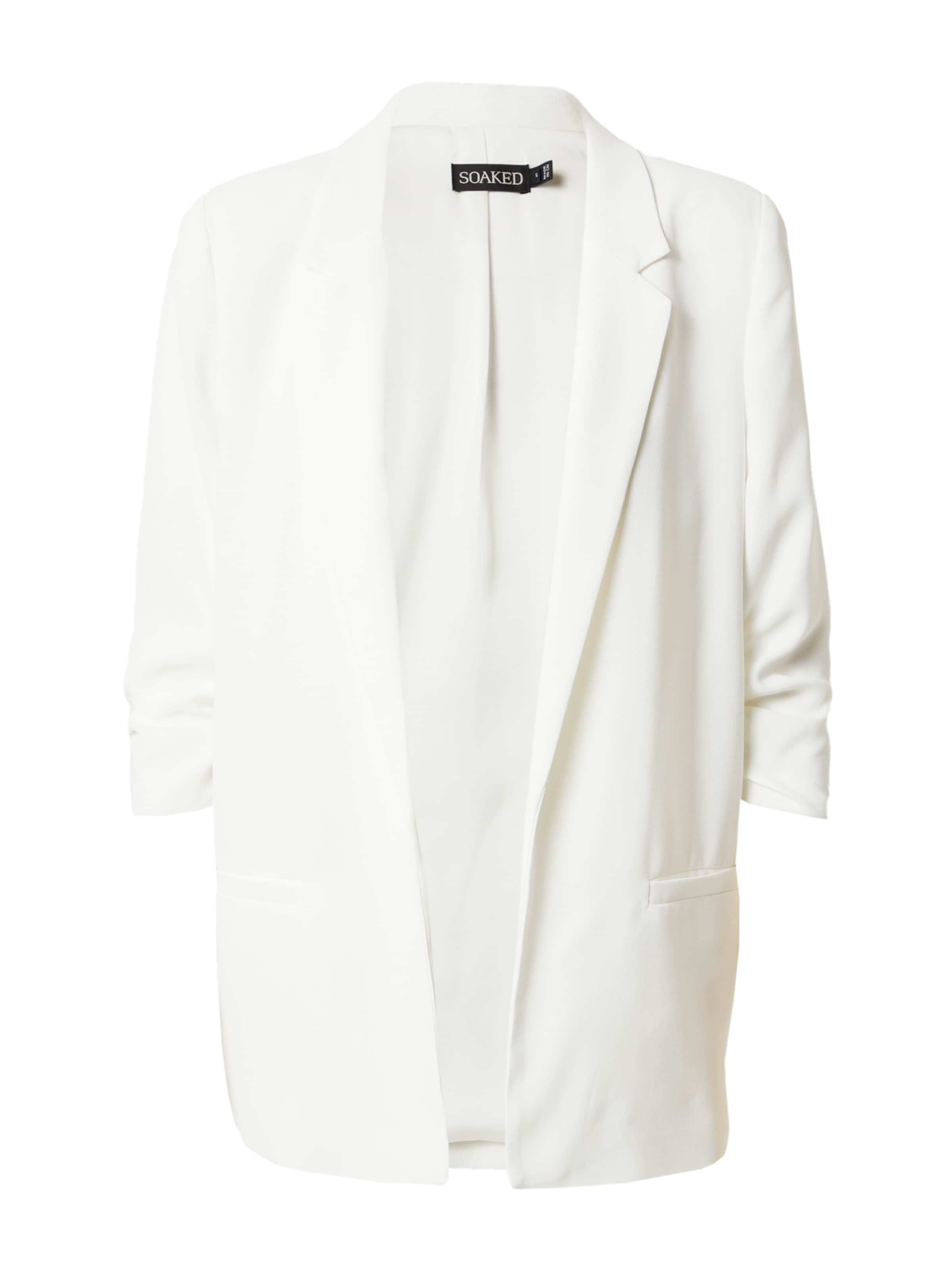 SOAKED IN LUXURY Blazer 'Shirley' in White: front