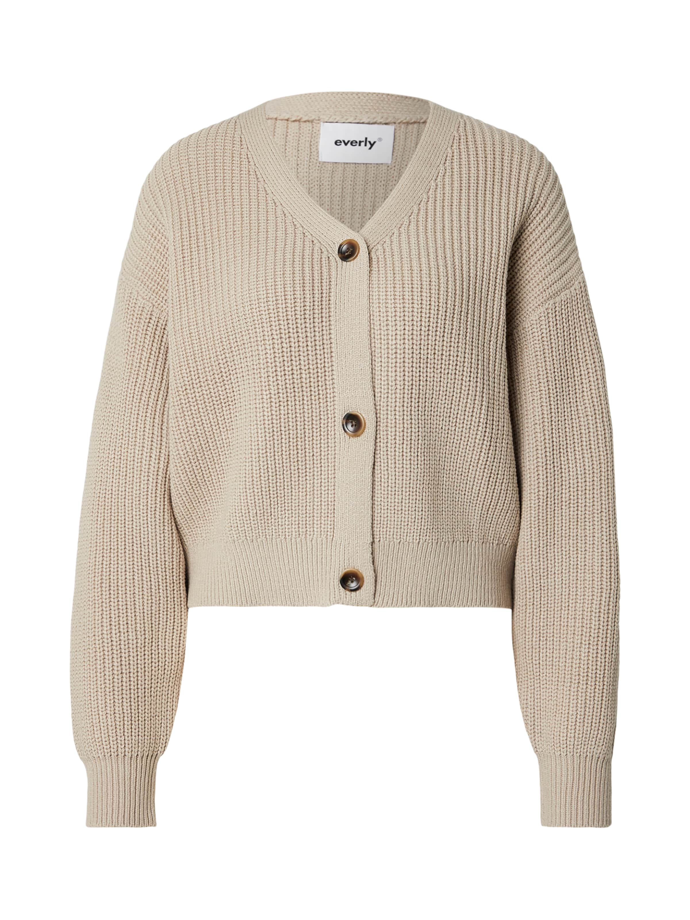 Everly Knit cardigan in Beige: front