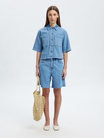 SELECTED Blouse in Blauw