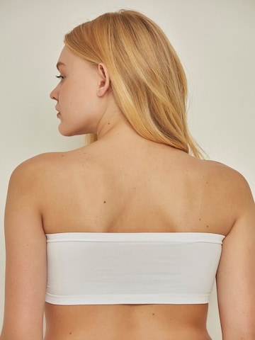 C&City Bandeau Bra in White