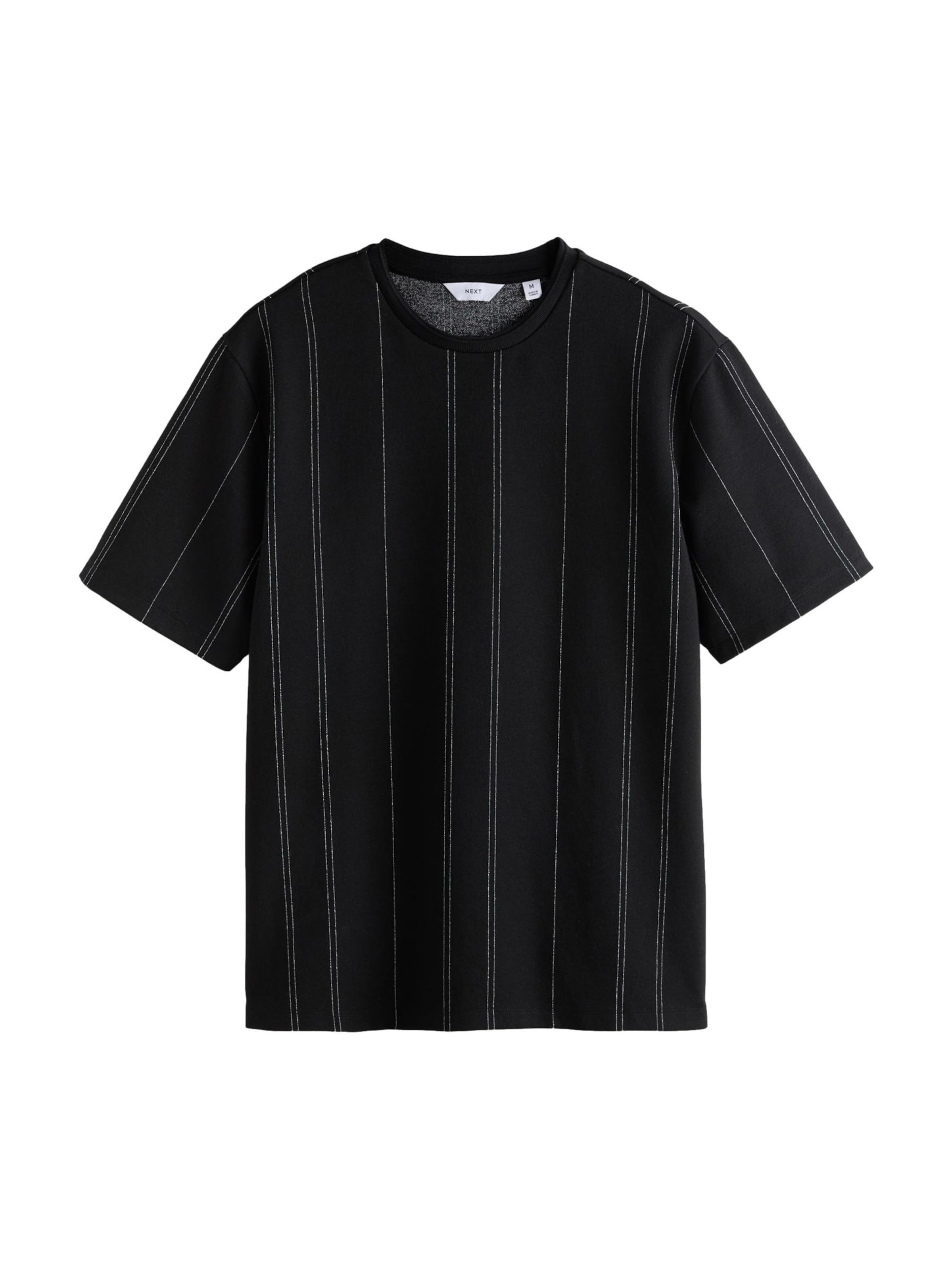 T-Shirt Next en noir : devant