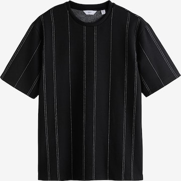 T-Shirt Next en noir : devant