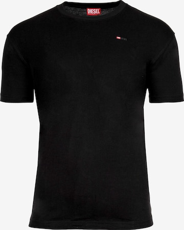 DIESEL - Camiseta en negro: frente