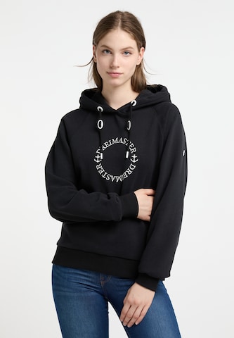 DreiMaster Maritim Sweatshirt in Zwart: voorkant