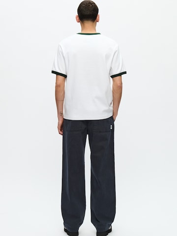 Tricou 'WWParker' de la WOOD WOOD pe alb