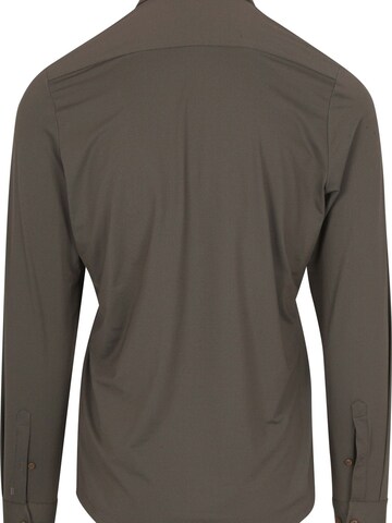 PURE Slim fit Button Up Shirt in Brown