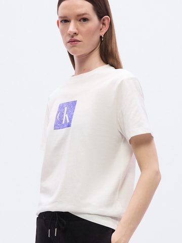 Calvin Klein Jeans Koszulka w kolorze biały