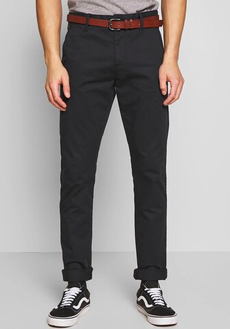 INDICODE Regular Pants in Black: front