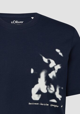 T-Shirt s.Oliver en bleu