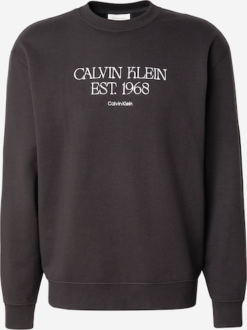 Calvin Klein Jeans - Sudadera '1968 NYC' en negro: frente