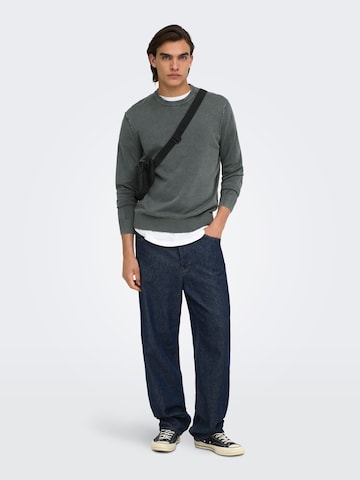 Only & Sons Pullover 'ONSGarson' in Grün
