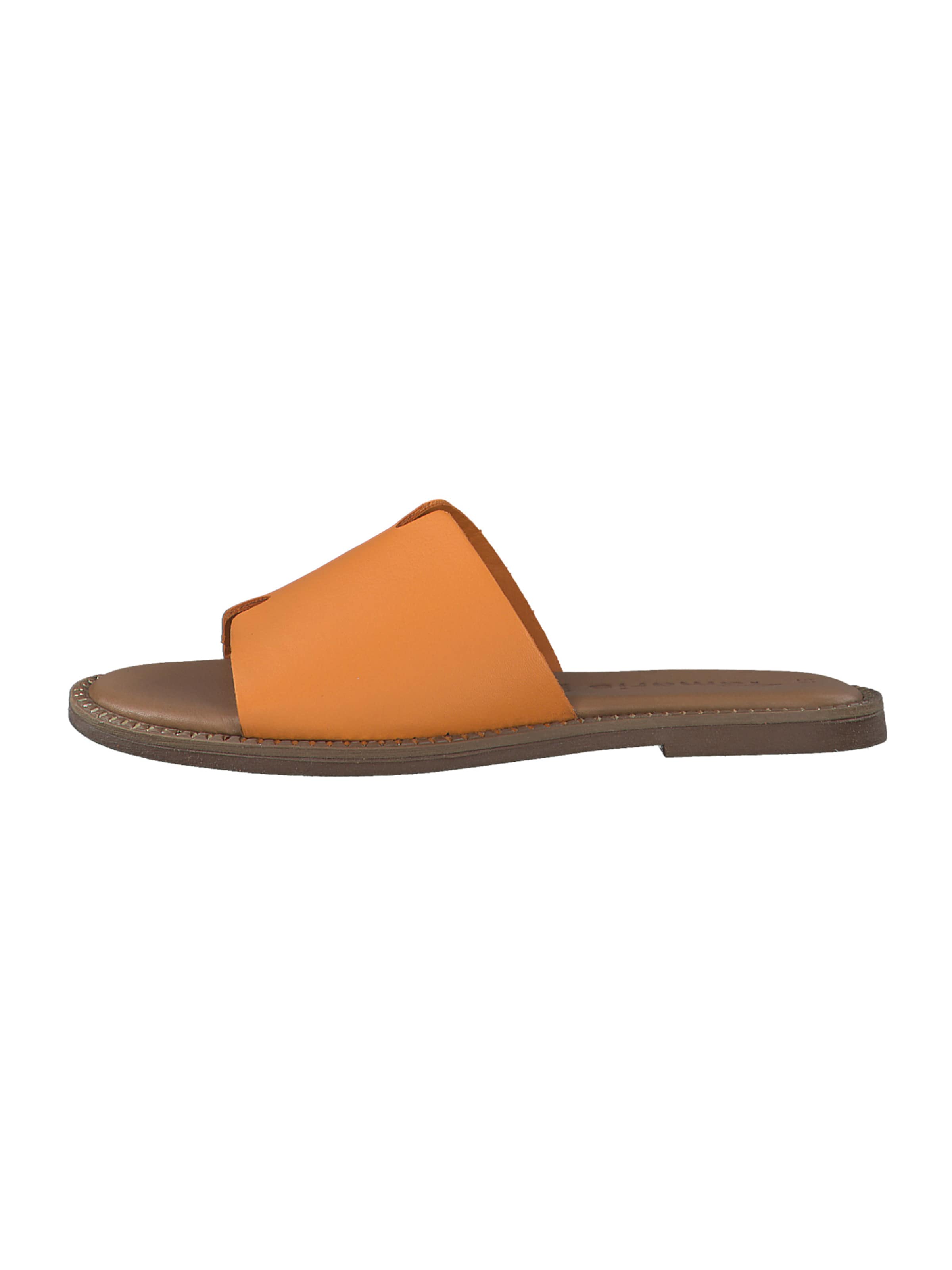 Tamaris Mules in Orange