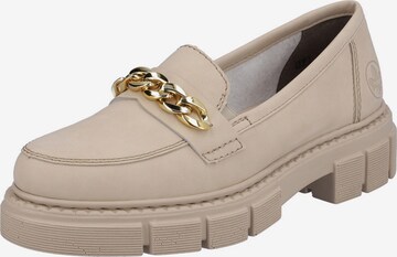 Chaussure basse Rieker en beige : devant