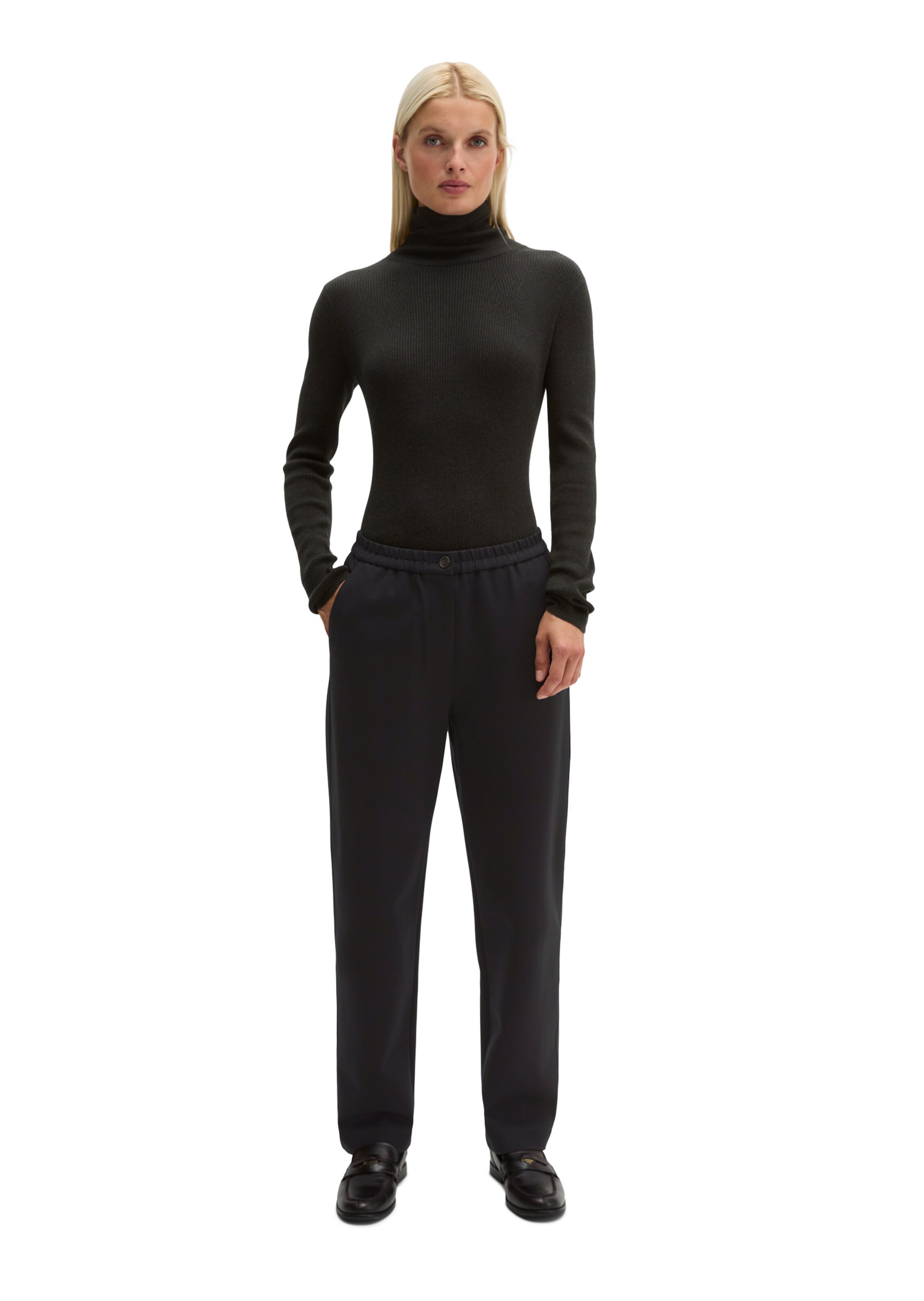 Marc O'Polo Loosefit Hose in Schwarz