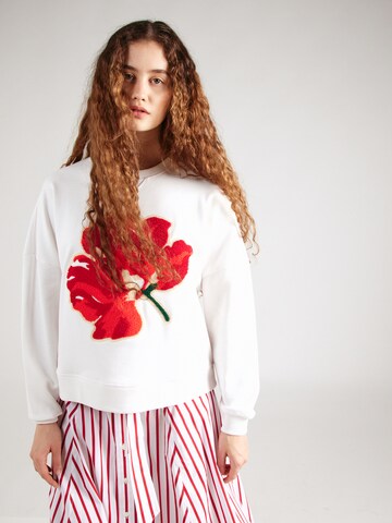 Ted Baker Sweatshirt 'Marelaa' in Wit: voorkant