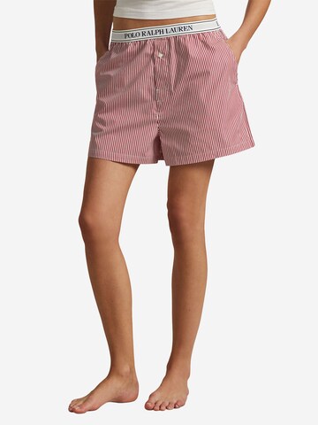 Polo Ralph Lauren - Pantalón de pijama ' Boxer ' en rojo: frente