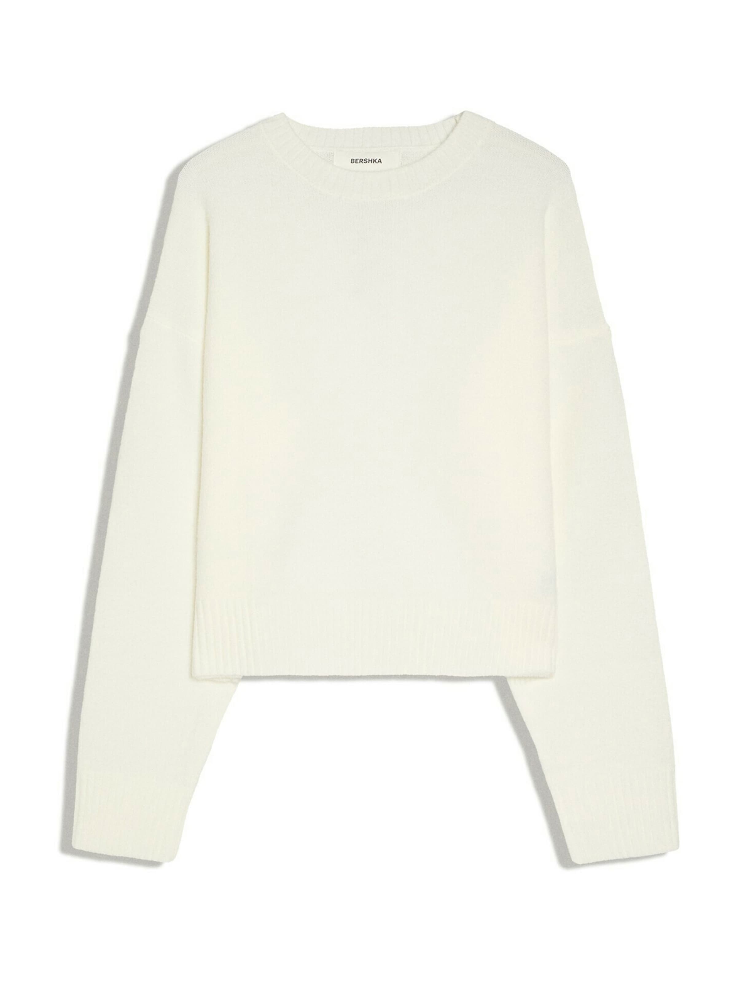 Bershka Sweater in XS in Ecru, Item view