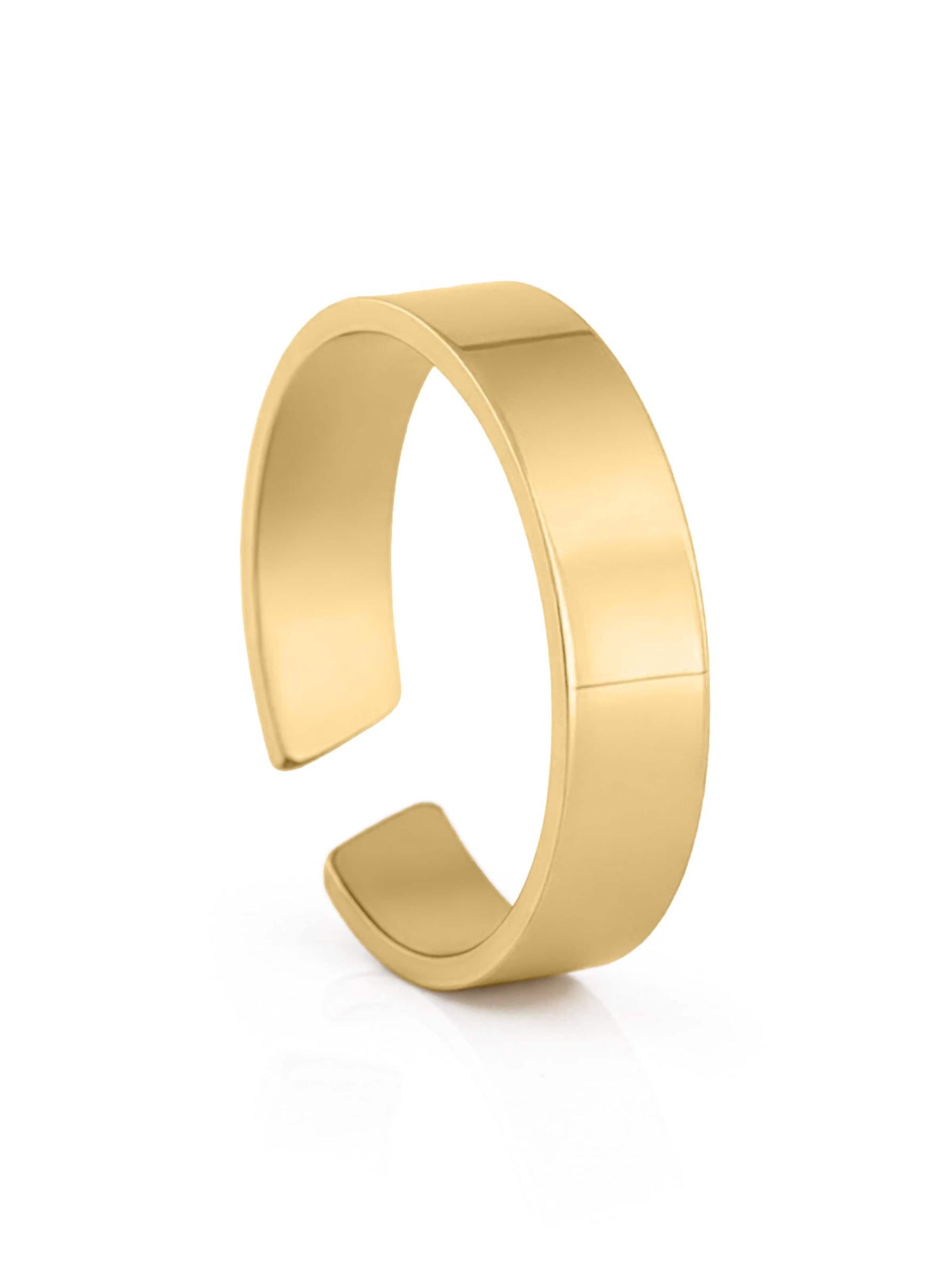 Akitsune Ring 'Liber'‌‌‌‌‌‌‌‌ in Gold: Vorderseite