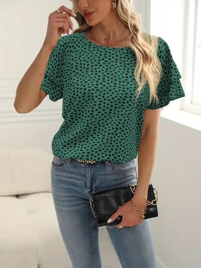 JANE's Blouse in L-XL in Green, Item view