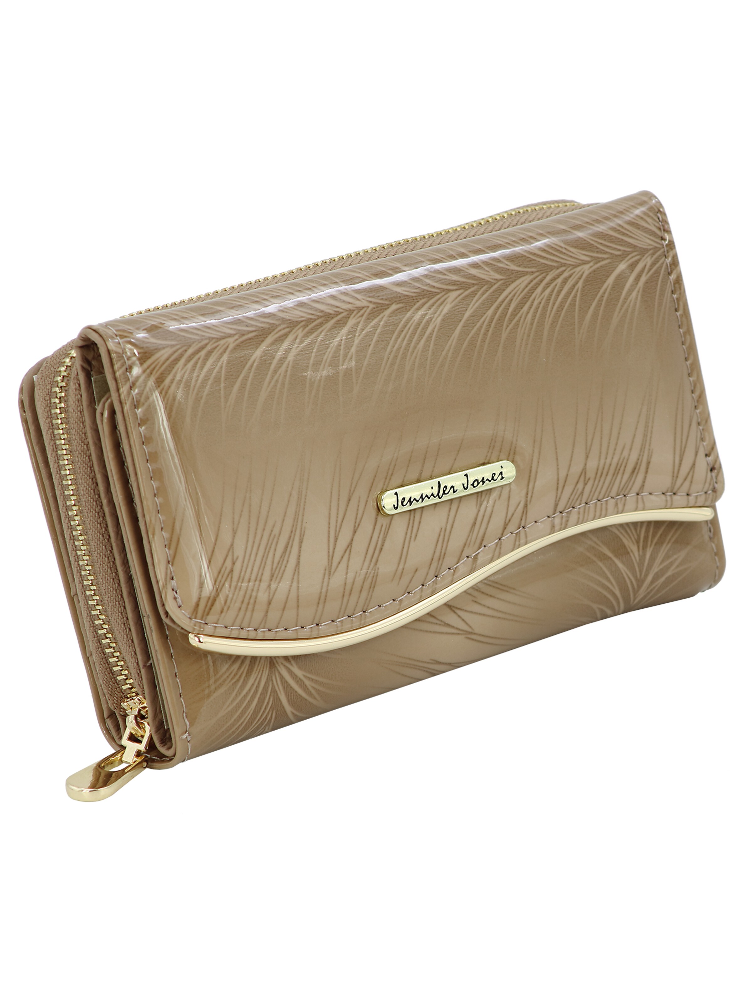 Jennifer Jones Wallet in Beige
