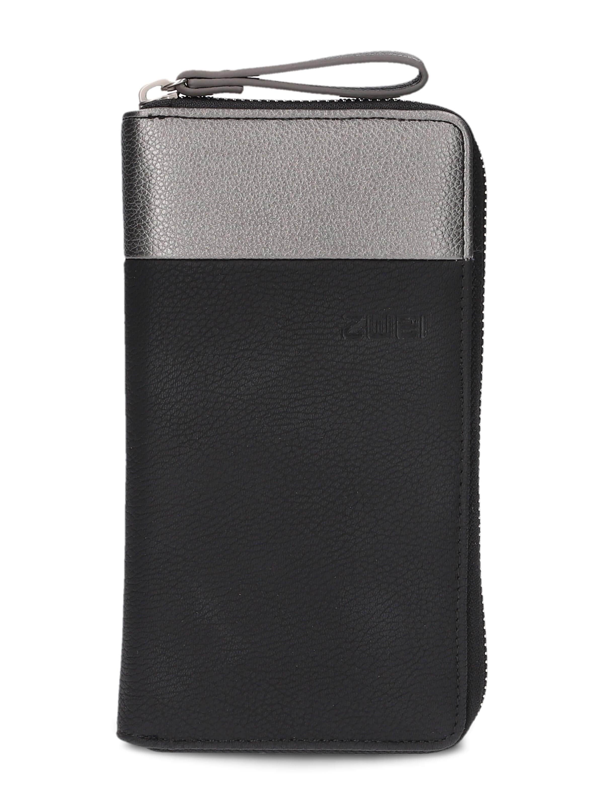 ZWEI Wallet 'EVA EV2' in Grey: front