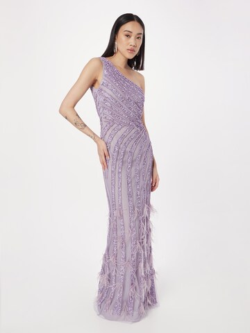 A STAR IS BORN Evening Dress in Purple: front